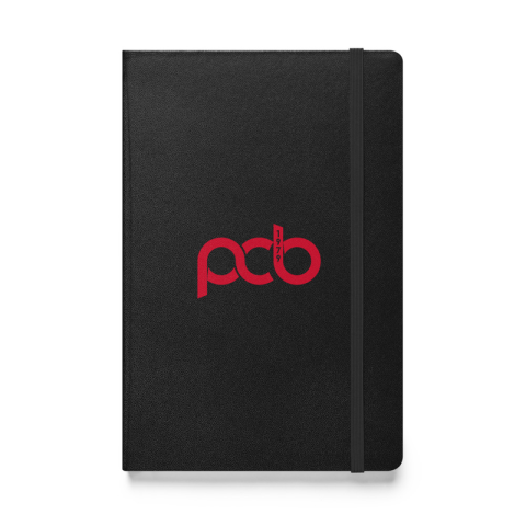 Logo Hardcover bound notebook - Black