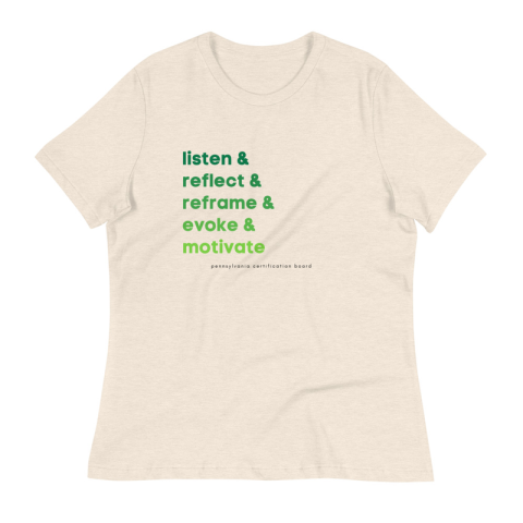 Motivate Tee - Color - Heather Prism Natural / S
